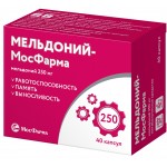 Мельдоний капсулы 250 мг 40 шт (милдронат)